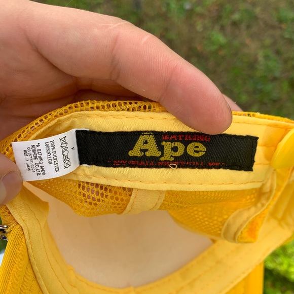 Vintage bape trucker hat %100 real !!!! - Picture 4 of 4